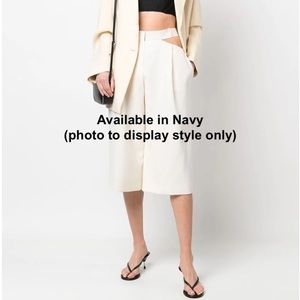 NWT! Nina Ricci Cropped Cut-Out Trousers